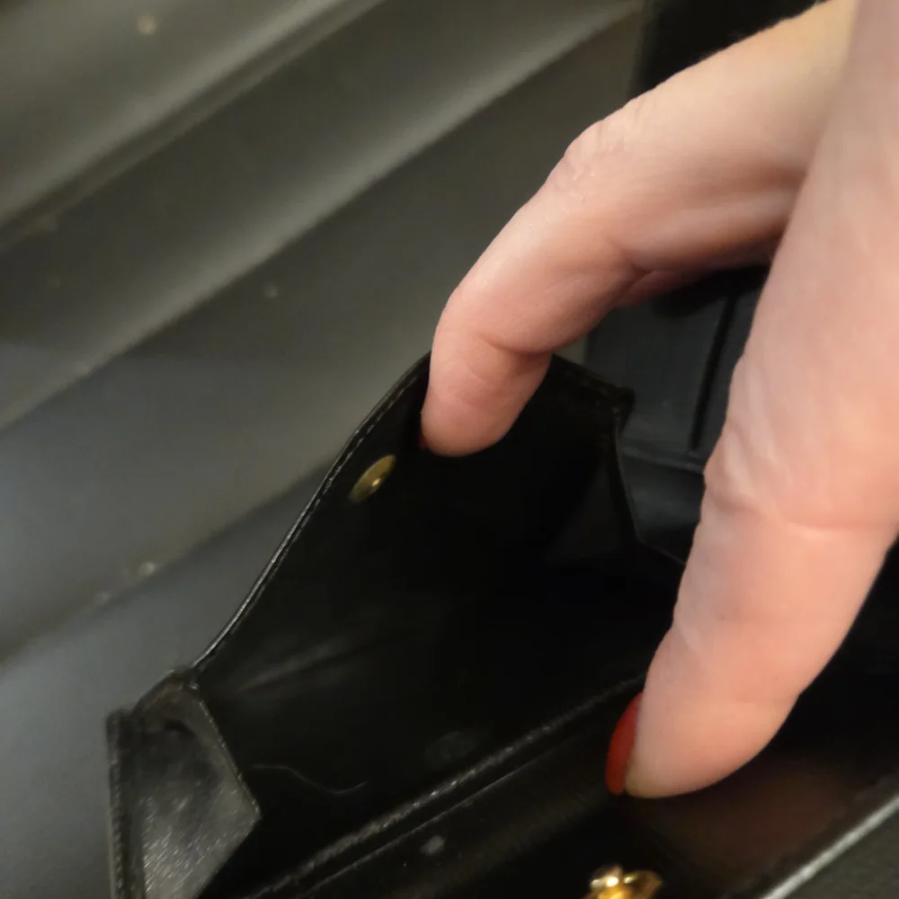 Black Leather Givenchy Gentleman Bifold Wallet